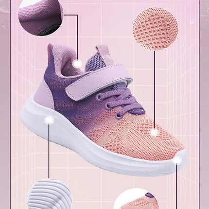 Girls Sneakers Kids Walking Casual Fashion Mesh Running Sneakers