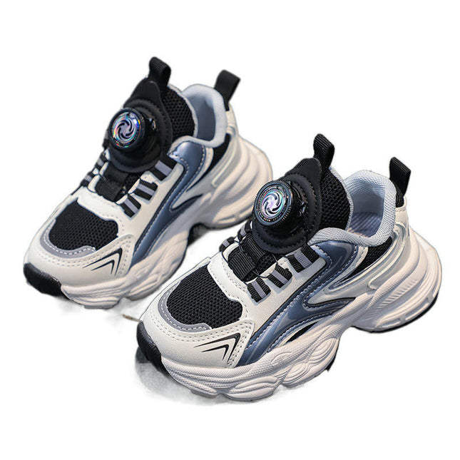 Girls Running Athletic Sport Walking Faux Leather Sneaker for Little Kid