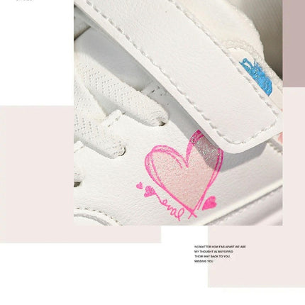 Girl Shoes Kids Running Athletic Faux Leather Walking Sneakers