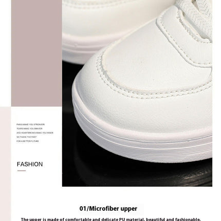 Girl Shoes Kids Running Athletic Faux Leather Walking Sneakers