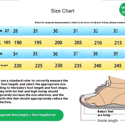 Kids Girl Chunky Walking Shoes Faux Leather Comfortable Sneakers
