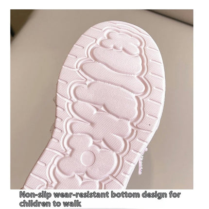 Girls Toddler Sneakers Fashion High Top Faux Leather Sneakers