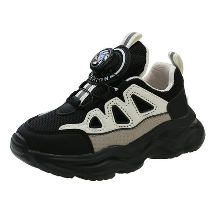Chunky Sneakers for Girls Fashion Casual Faux Leather Sneakers