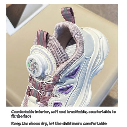 Chunky Sneakers for Girls Fashion Casual Faux Leather Sneakers