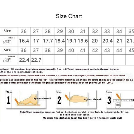 Girls Sneakers Kids Thick Soled Running Faux Leather Athletic Shoes