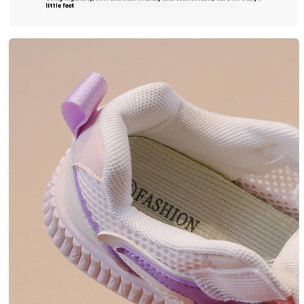 Little Girls Non Slip Platform Fashion Casual Walking Sneakers