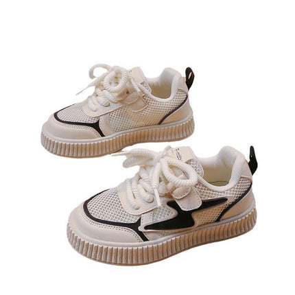 Little Girls Non Slip Platform Fashion Casual Walking Sneakers
