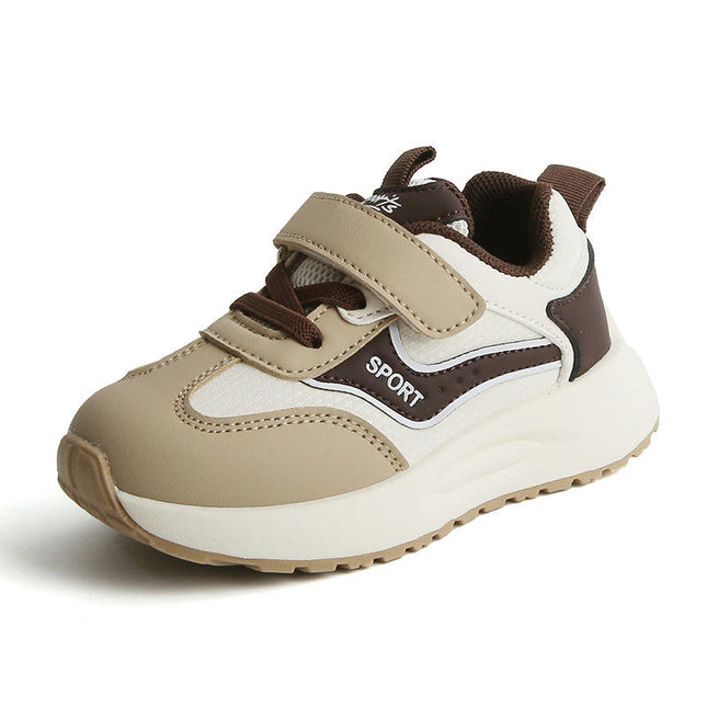 Platform Sneakers Boys Ultra Lightweight Faux Leather Sneakers