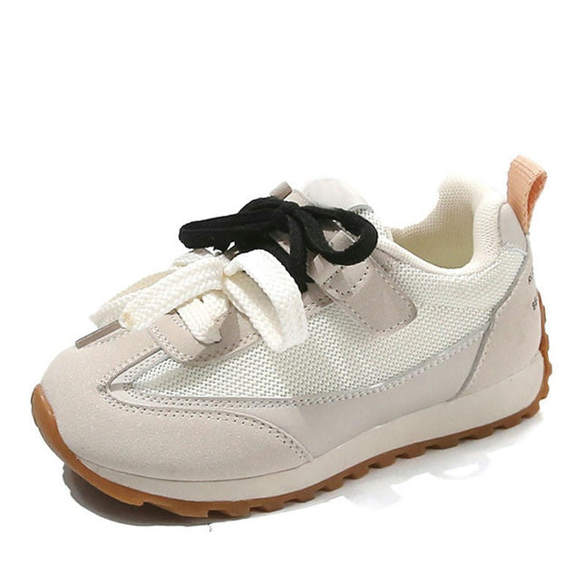 Children Girls Sneakers Breathable Faux Leather Running Sneakers