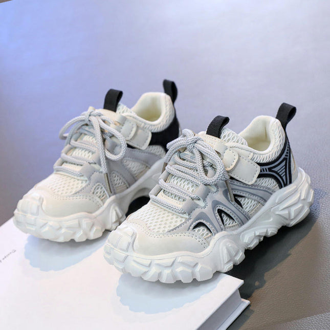 Girls Sports Shoes For Kids Mesh Breathable Lightweight Sneakers
