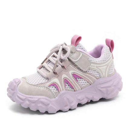 Girls Sports Shoes For Kids Mesh Breathable Lightweight Sneakers