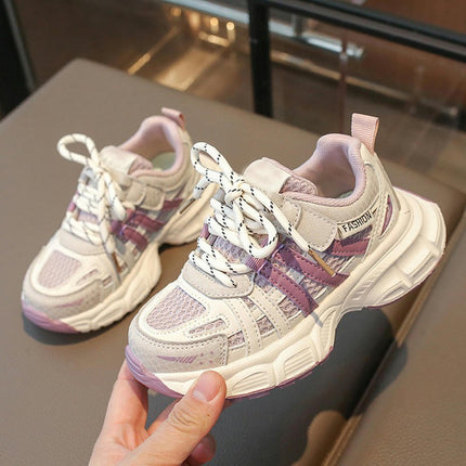 Casual Sneakers For Little Girls Kids Fashion Lightweight Sneakers