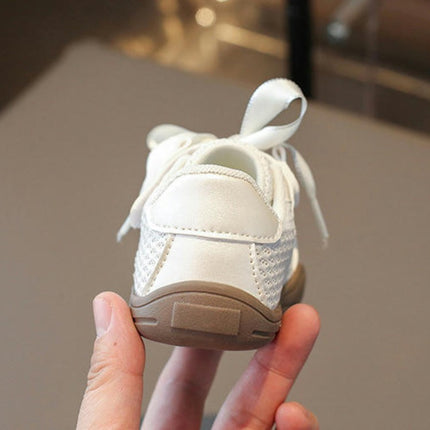 Girls Sneakers Lightweight Casual Walking Faux Leather Sneakers