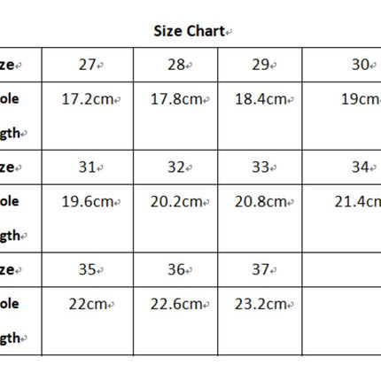 Kids Platform Sneakers Fashion Running Faux Leather Sneakers