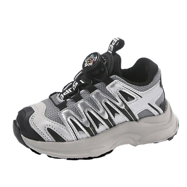 Kids Sneaker Girls Faux Leather Fashion Running Casual Sneakers