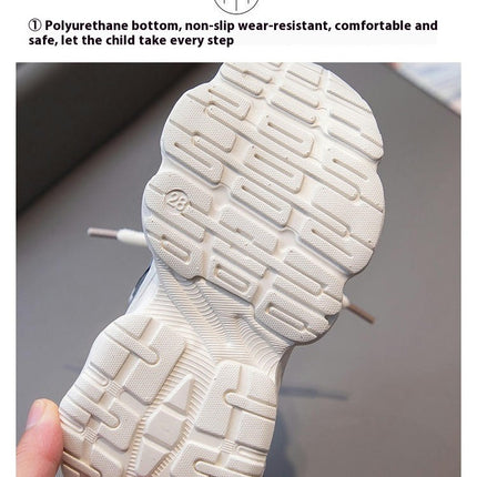 Kids Running Sneakers Fashion Girls Tennis Cushion Sports Shoes