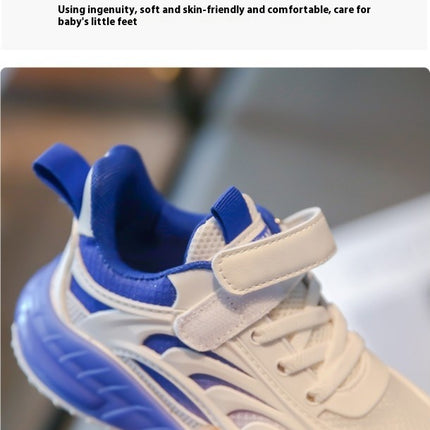 Little Kid Girls Shoes Running Sneakers Faux Leather Sneakers