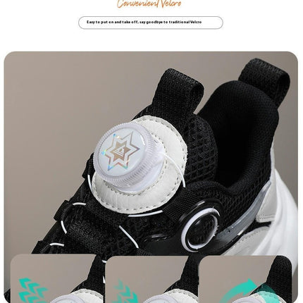 Girls Sneakers Kids Walking Mesh Breathable Outdoor Sneakers