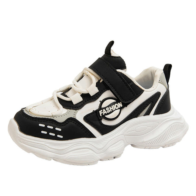 Girls Lightweight Shoes Casual Fashion Faux Leather Sneakers