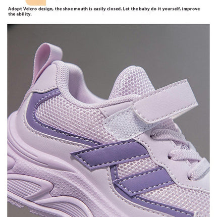 Girls Kids Breathable Walking Sneakers Fashion Lightweight Sneakers