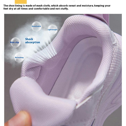 Girls Kids Breathable Walking Sneakers Fashion Lightweight Sneakers
