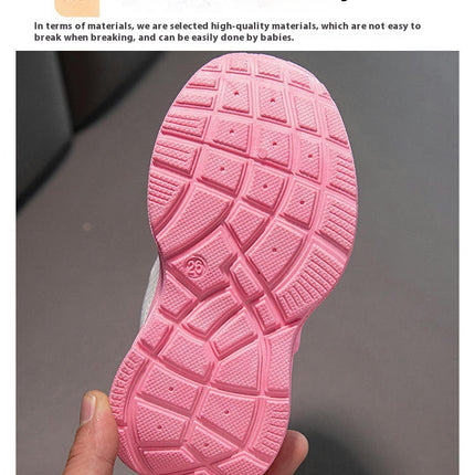 Kids Little Girls Non Slip Fashion Kids Lightweight Walking Sneakers