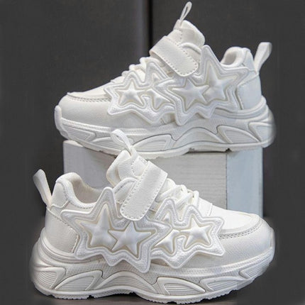 Kids Little Girls Non Slip Fashion Kids Lightweight Walking Sneakers