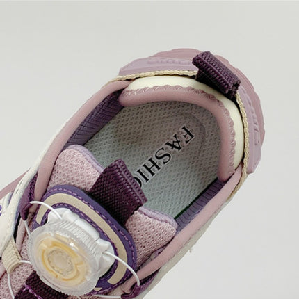 Girls Walking Sneakers Comfort Lightweight Faux Leather Sneakers