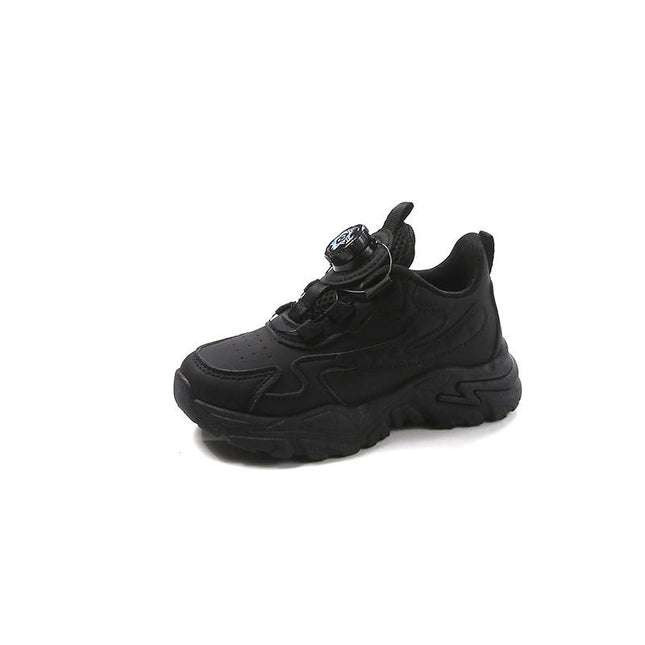 Girls Children Fashion Casual Outdoor Running Faux Leather Sneakers