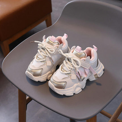 Fashion Sneakers for Little Girls Fashion Platform Walking Sneakers