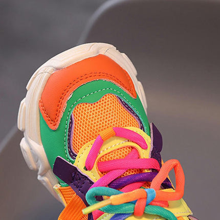 Fashion Sneakers for Little Girls Fashion Platform Walking Sneakers