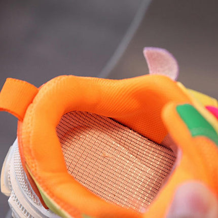 Fashion Sneakers for Little Girls Fashion Platform Walking Sneakers