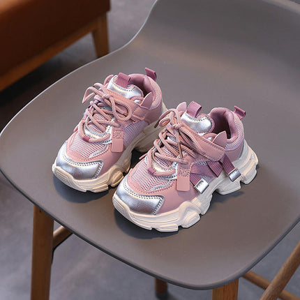 Fashion Sneakers for Little Girls Fashion Platform Walking Sneakers