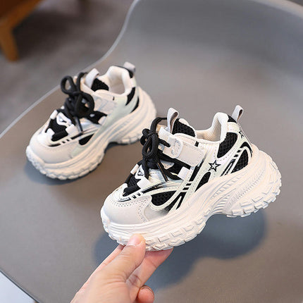 Kids Girls Chunky Walking Shoes Running Comfortable Sneakers