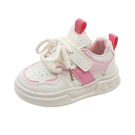 Sneakers for Kids Girls Light Faux Leather Walking Sport Sneakers
