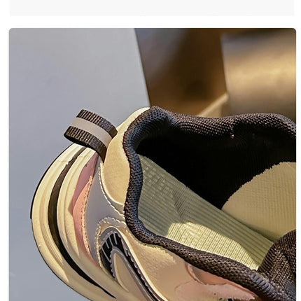 Toddler Girls Breathable Walking Sneakers Faux Leather Sneaker