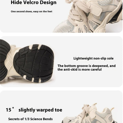 Toddler Sport Shoes Girls Faux Leather Fashion Casual Sneakers