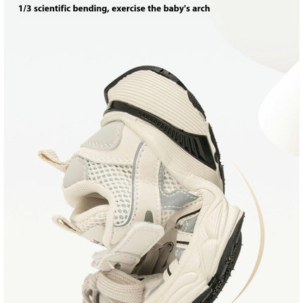 Toddler Sport Shoes Girls Faux Leather Fashion Casual Sneakers