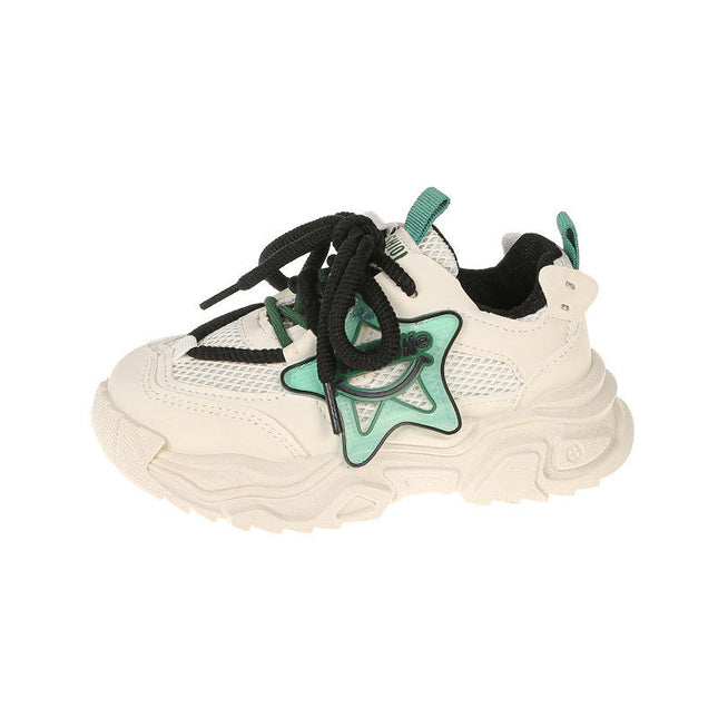 Kids Girls Sneakers Lightweight Athletic Thick Running Walking Shoes