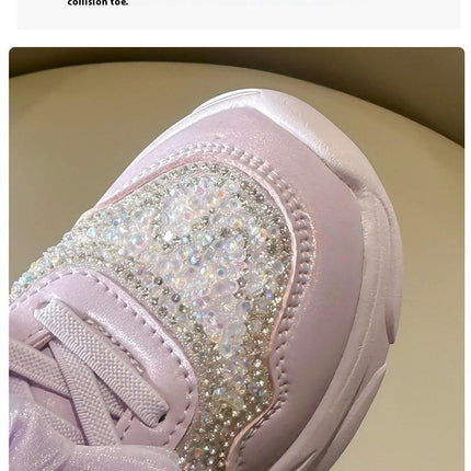 Big Kid Childrens Sneakers Lace Up Soft Soles Casual Girls Sneakers