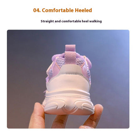 Girls Fashion Sneakers Toddler Shoes Walking Running Sneakers
