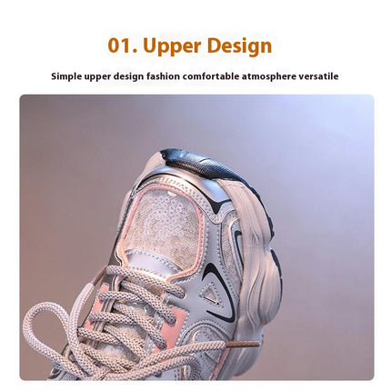 Girls Running Sneakers Comfort Lightweight Breathable Sneakers