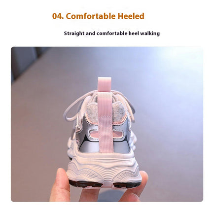 Girls Running Sneakers Comfort Lightweight Breathable Sneakers