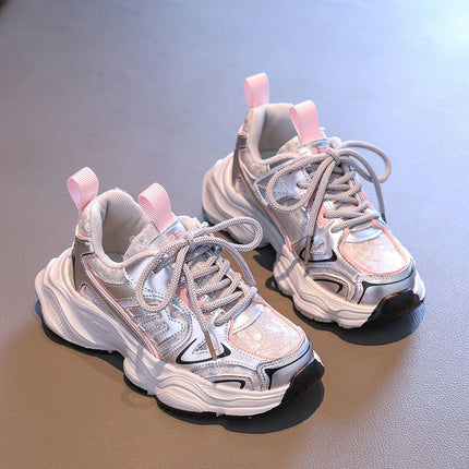 Girls Running Sneakers Comfort Lightweight Breathable Sneakers