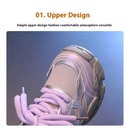 Chunky Sneakers for Girls Fashion Platform Casual Running Sneakers