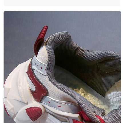 Girls Kids Lightweight Sneakers Thick Sole Non Slip Casual Sneakers