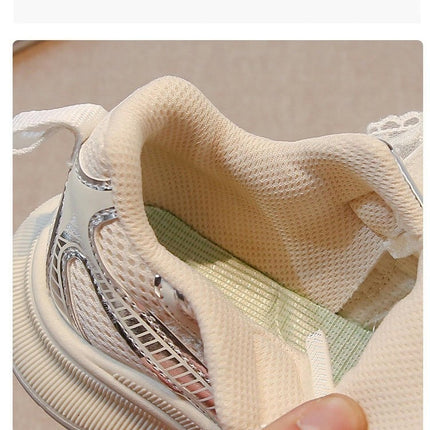 Girls Breathable Sport Shoes Thick Platform Fashion Sneakers