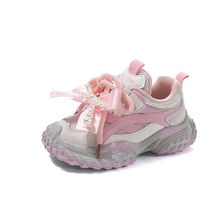 Lightweight Walking Girls Shoes Thick Soled Casual Fashion Sneakers