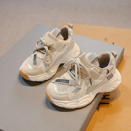 Kids Girls Sneakers Casual Sports Breathable Soft Soled Sneakers