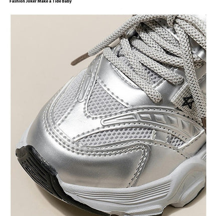 Children Sneakers Lightweight Fashion Thick Sole Girls Sports Shoes